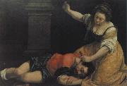 Artemisia gentileschi yael tuant sisera oil on canvas